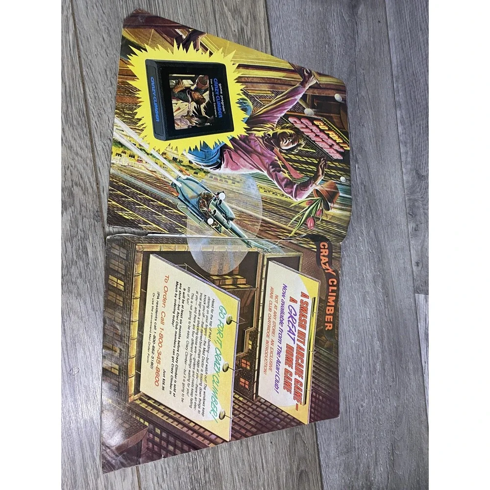 Vintage Atari Age Magazine Jan Feb 1983 Crazy Climber Atari Club Video Game‎